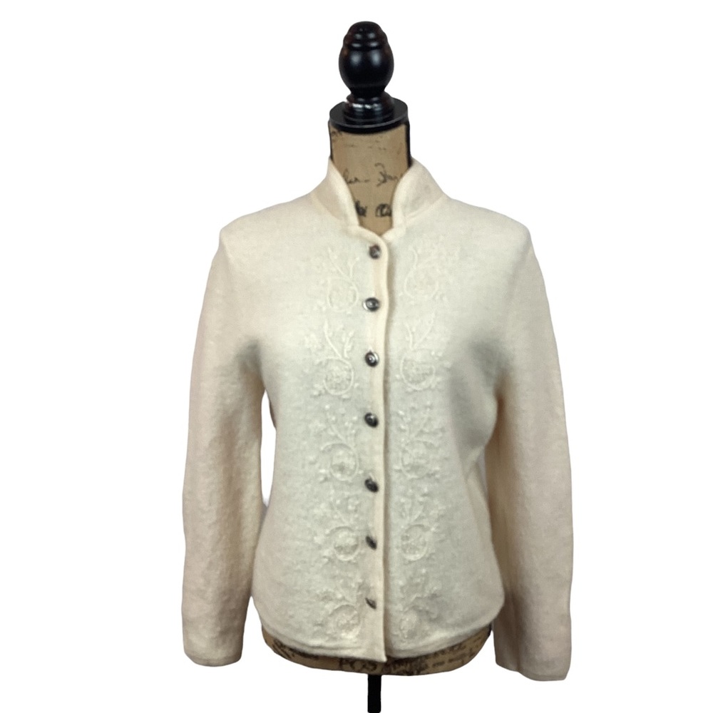 Vintage FieldGear Wool Jacket Cream Needlework